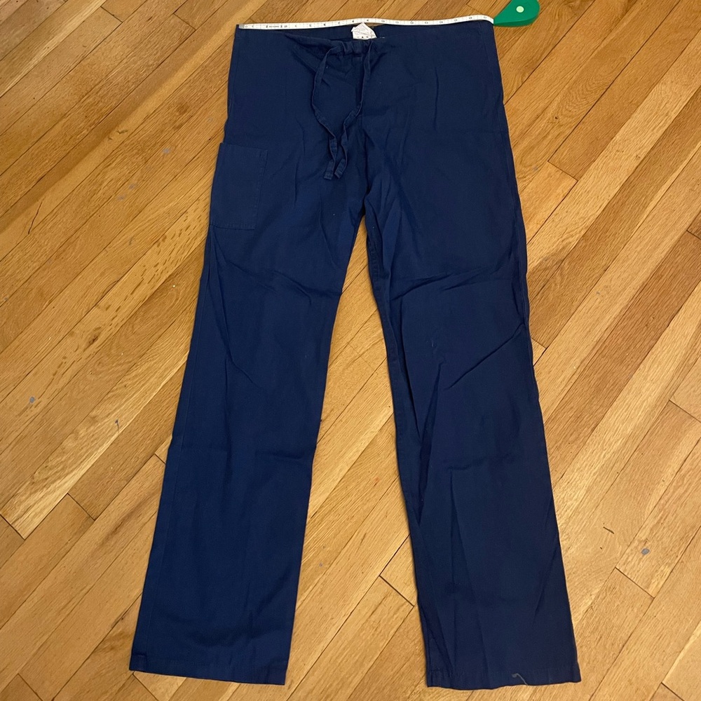 Traditional navy blue scrub zone scrub bottoms